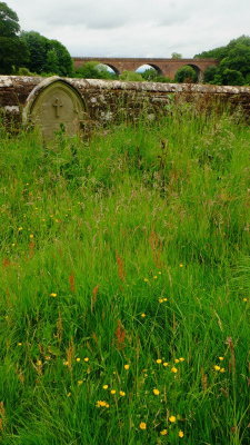 The  Wetheral  Viaduct  from  the  churchyard.