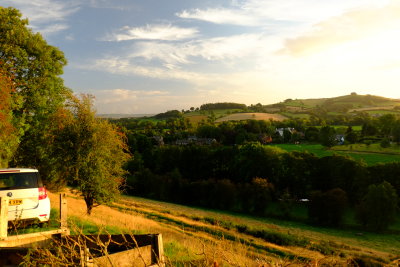 Clunbury  Hill  from  Hopesay  Hill .