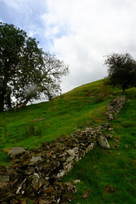 The  northern  ascent  to  Cefn-llys  castle. 1