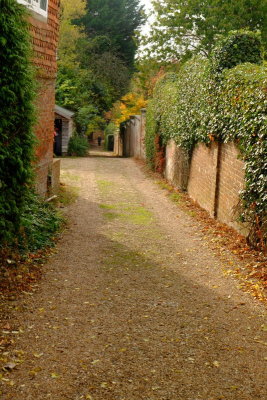 Lane  in  Northiam used  by  the Sussex  Border  Path  route.