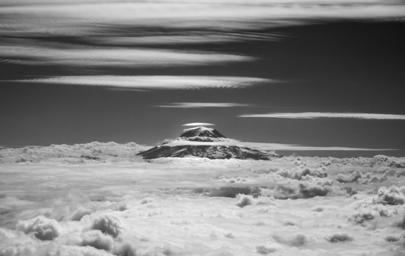 Mt Rainier Washington Clouds 4683