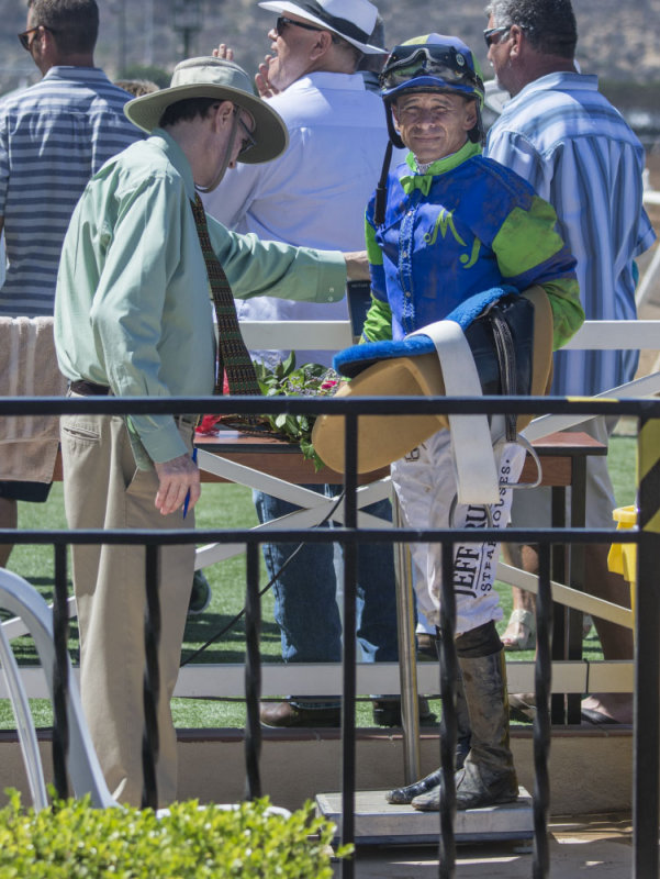 Mike Smith- Post Race Weigh In 4558