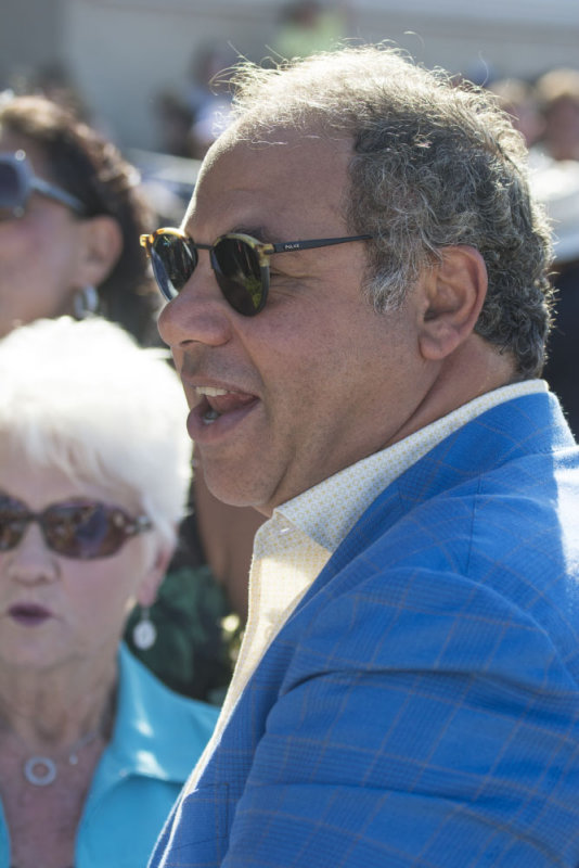 American Pharoah Owner-Ahmed Zayat and wife