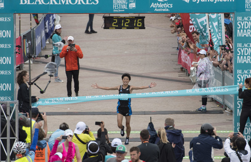 Sydney Marathon Winner Tomohiro Tanigawa 5593