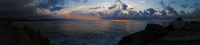 greymouth pier sunset
