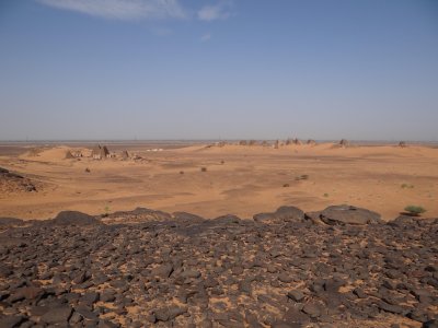 The Meroe Pyramids are the most popular tourist attraction in Sudan.