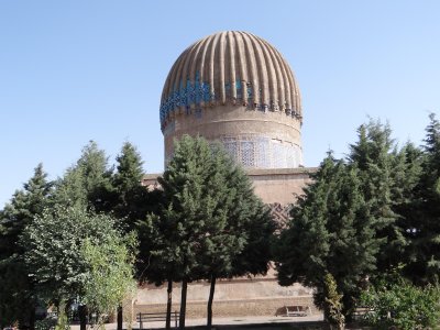 View of mausoleum, which is in Herat