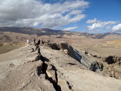 We walked along this ridge, called by the villagers the spine of a dragon.