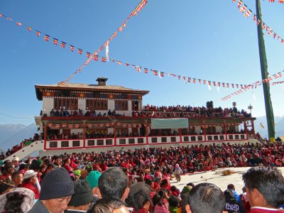 Big crowd at this festival; we counted only eight Westerners.