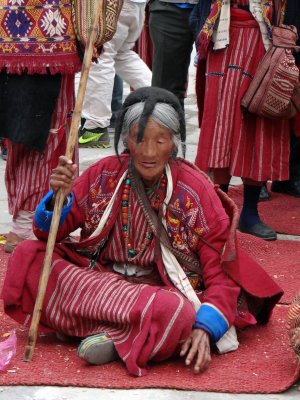 Older woman enjoying the performance