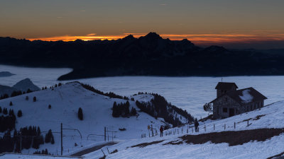 Sunset over the Alps - Switzerland&
