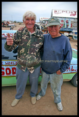 Salvation Mountain!   Imagery Rising From The Desert Plateau