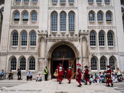 Beating the bounds, London Guildhall