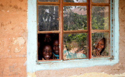Students at Elangata Primary School in Elangata Enterit.