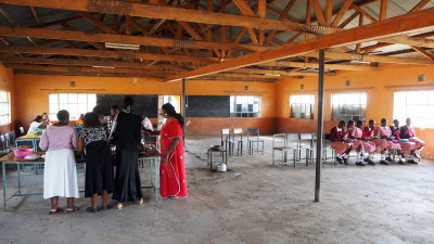 Dining hall at the Naikarra Primary School in Kenyas Narok County. 