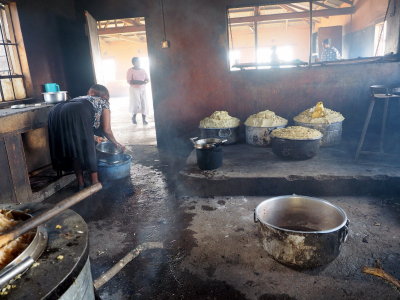 Kitchen o the Naikarra Primary School in Kenyas Narok County.