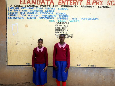 At the Elangata Primary School in Elangata Enterit. 