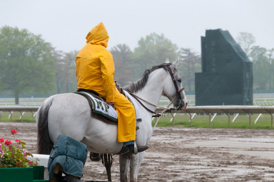 Rainy Day at Monmouth Park