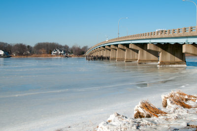 Frozen Shrewsbury River