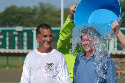 Monmouth Park Management Takes The ALS Ice Bucket Challenge