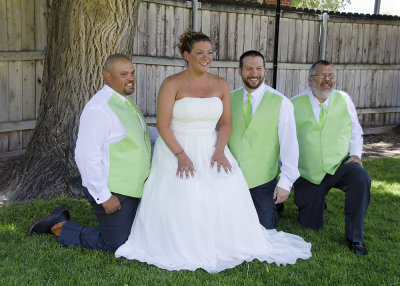 Michelle and the Groomsmen