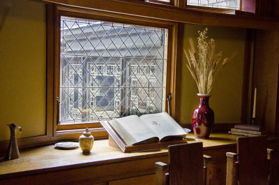 Library Scene at the Frank Lloyd Wright Home & Studio