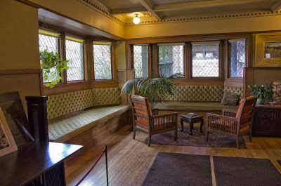 Frank Lloyd Wright Front Parlor