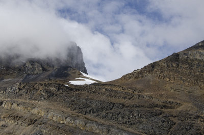 Mountain by Athabasca Glacier