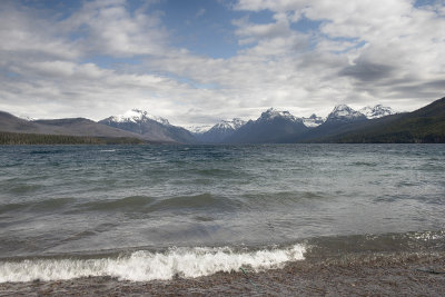 View From Lake McDonald Lodge