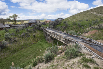 Bannack Gold Mining Slough