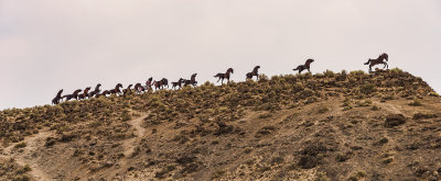 Horse Sculptures Near Vantage WA