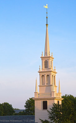 Church tower, Newport, RI