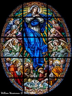 Stained Glass Window from the Valencia Cathedral
