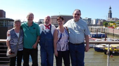 Joanna Dave Ully Cynthia and George in Hamburg