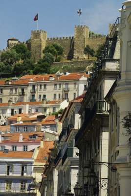 Castelo de Sao Jorge from Rossio