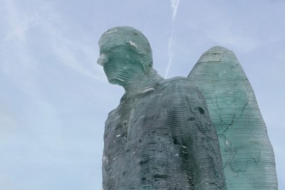 Glass angel, Zwolle, Netherlands