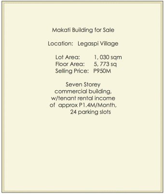 Makati Building 6 for Sale