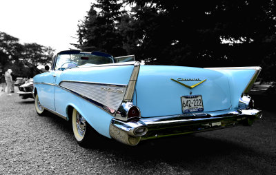 2013 Milford Michigan Car Show in Selective Color