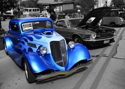 2013 Milford Michigan Car Show in Selective Color