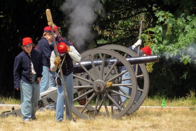 Civil War Battle at Mssion Park 2014