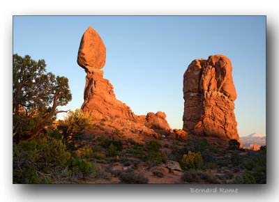 The Balanced Rock in Arches National Park, Utah