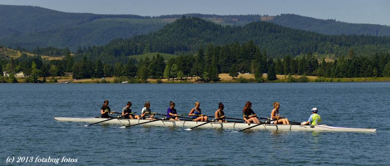 Rowing On Dexter Lake