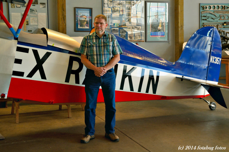 Dale With Tex Rankin's Plane