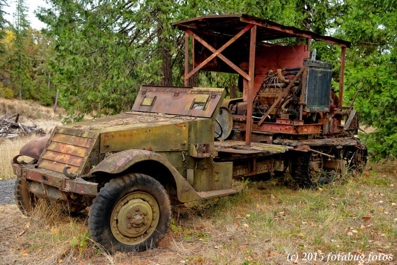 Converted Half-track Army Truck