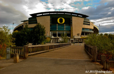 The way to Autzen Stadium