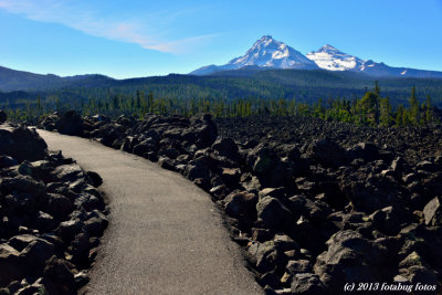 Path through the lava beds