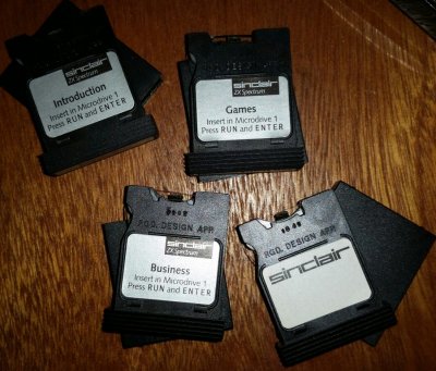 Sinclair Spectrum datadrive casettes