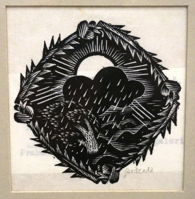 a selection of woodcuts is a highlight of the collection