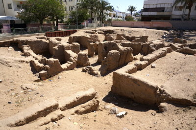 but history is everywhere: the ruins of a Roman church from ca. 300CE