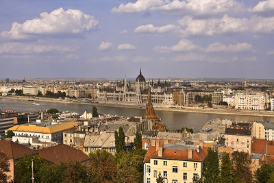 View of the city from the fisherman's bastion